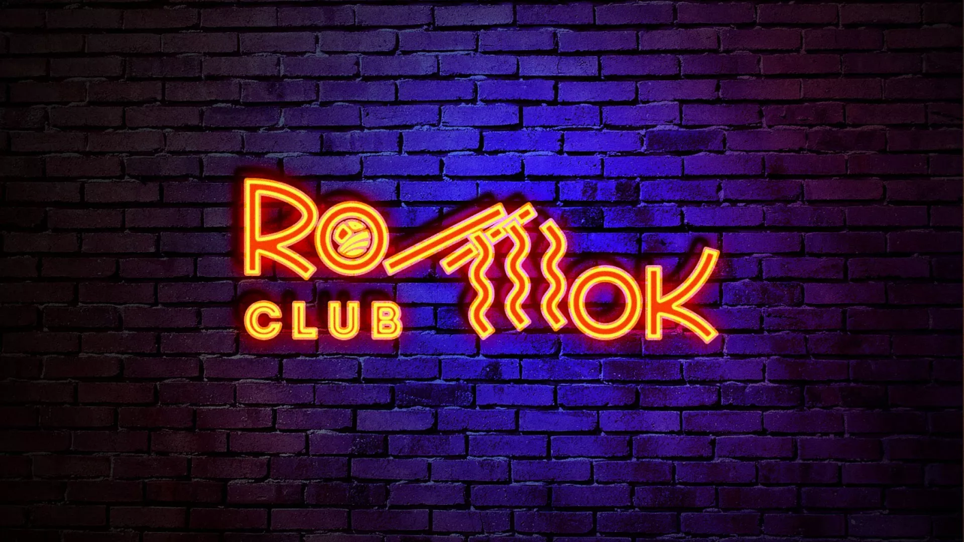 Разработка интерьерной вывески суши-бара «Roll Wok Club» в Приморско-Ахтарске